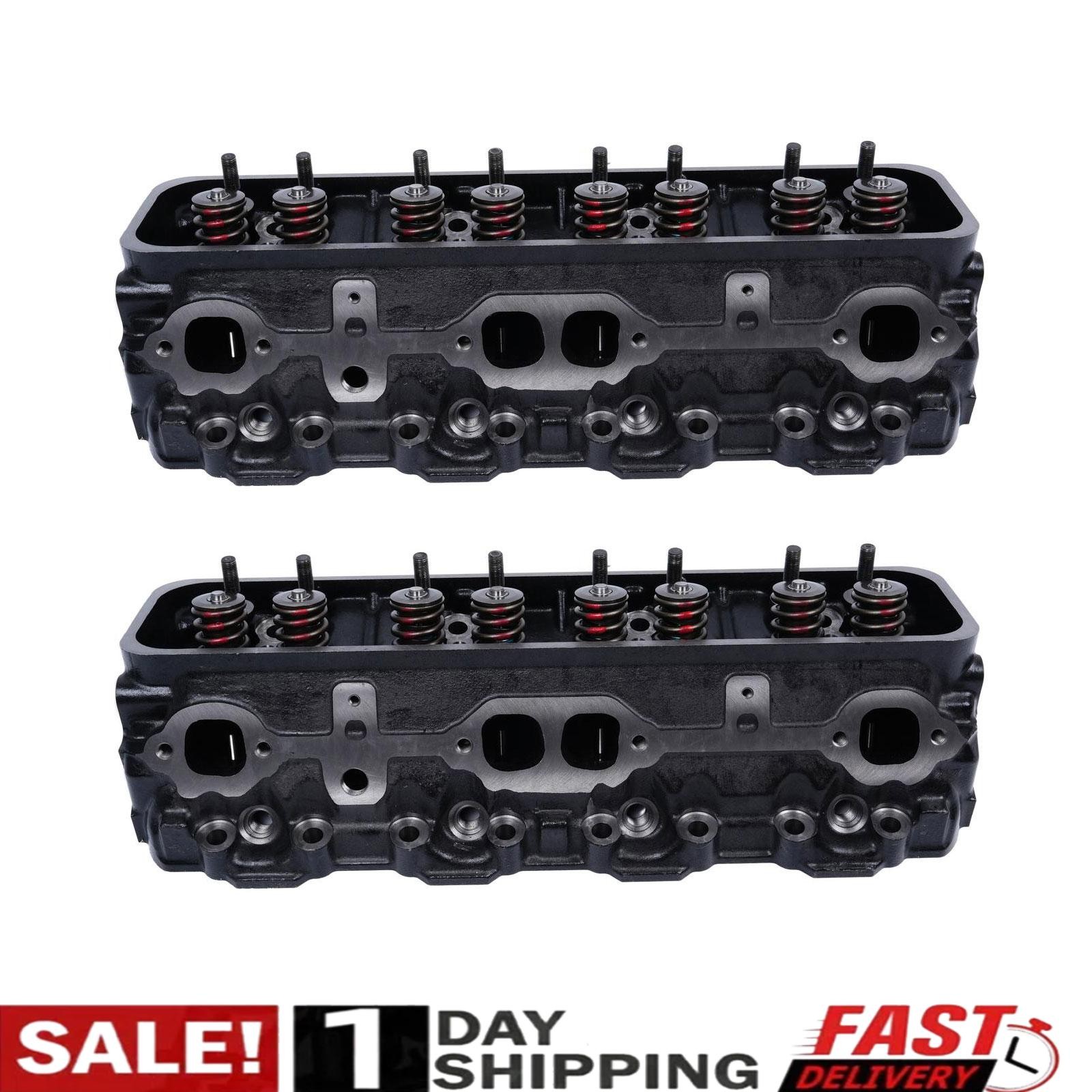 2Pcs Complete Cylinder Head 12528913 For 1996-2002 GMC Chevrolet Cadillac 5.7L