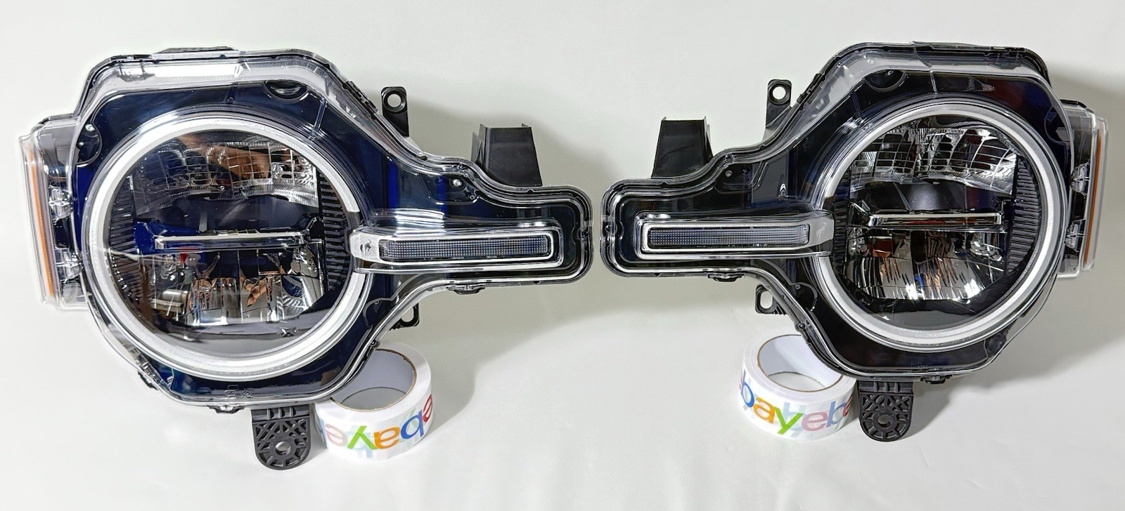 Perfect OEM 2021-2026 Ford Bronco LED Base Headlights w/o Signature RH LH Set