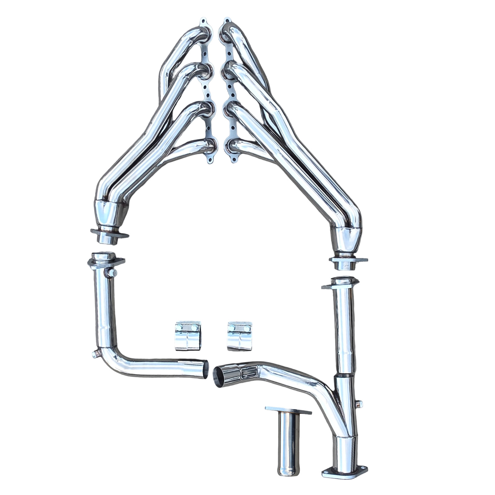 07-13 Silverado Sierra 1500 5.3 6.0 6.2 Long Tube Headers Y Pipe GMT900