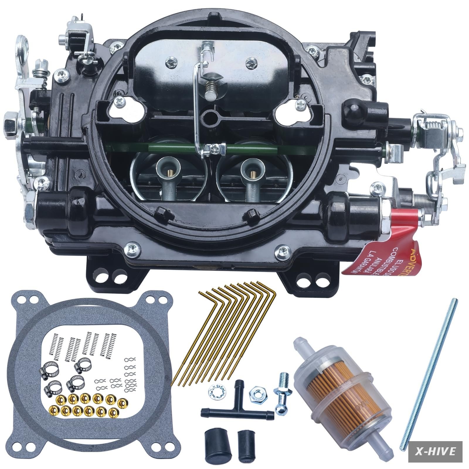 1405 Manual Choke Carburetor 1405 Performer 600 CFM Square Bore 4-Barrel Air