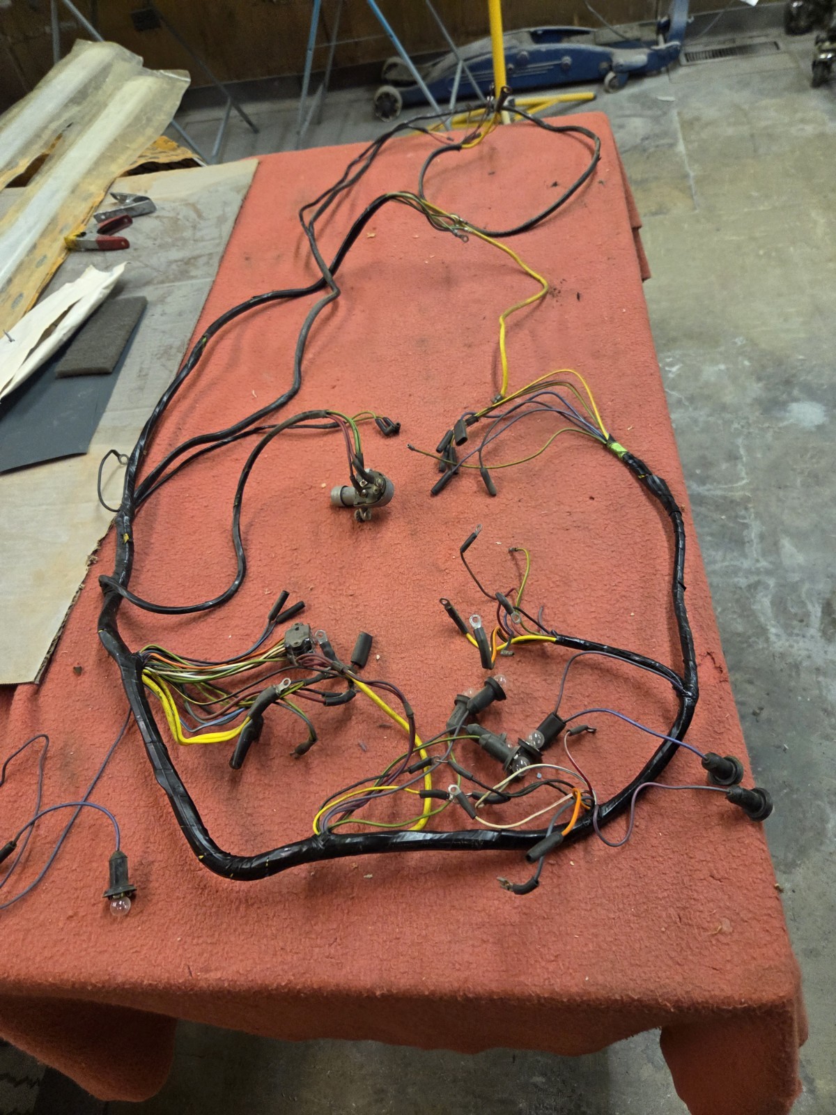 1955 Mercury Dash Wiring Harness, Nice Used Original FDK-14401-C 1955 Mercury Dash Wiring Harness, Nice Used Original FDK-14401-C