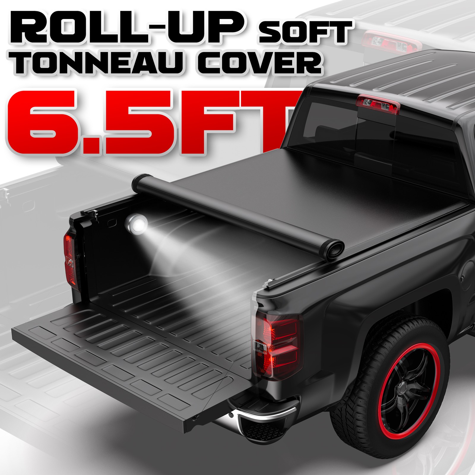 6.4FT / 6.5FT Bed Tonneau Cover for 2002-2026 Dodge Ram 1500 2500 3500 Roll Up 6.4FT / 6.5FT Bed Tonneau Cover for 2002-2026 Dodge Ram 1500 2500 3500 Roll Up