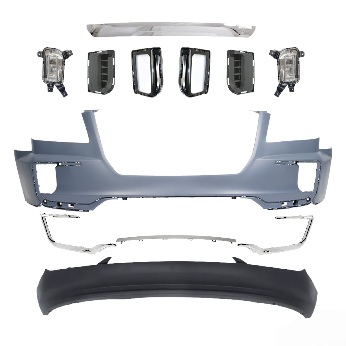 Fit For 2016-2017 GMC Terrain Front Bumper Cover Assembly & Fog Light & Molding