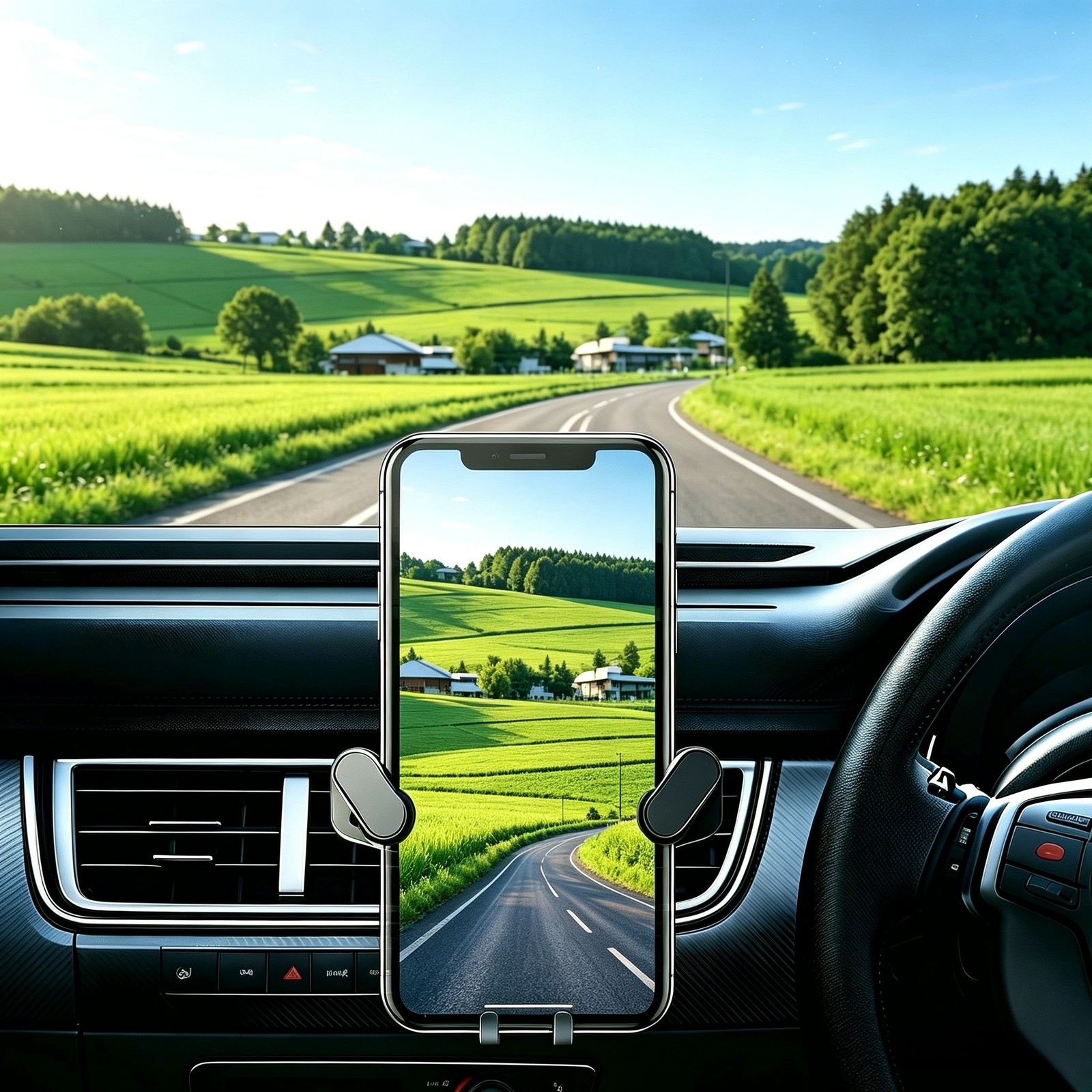 Reusable Air Outlet Phone Holder Car Mount 360 Degree Rotation Black Reusable Air Outlet Phone Holder Car Mount 360 Degree Rotation Black