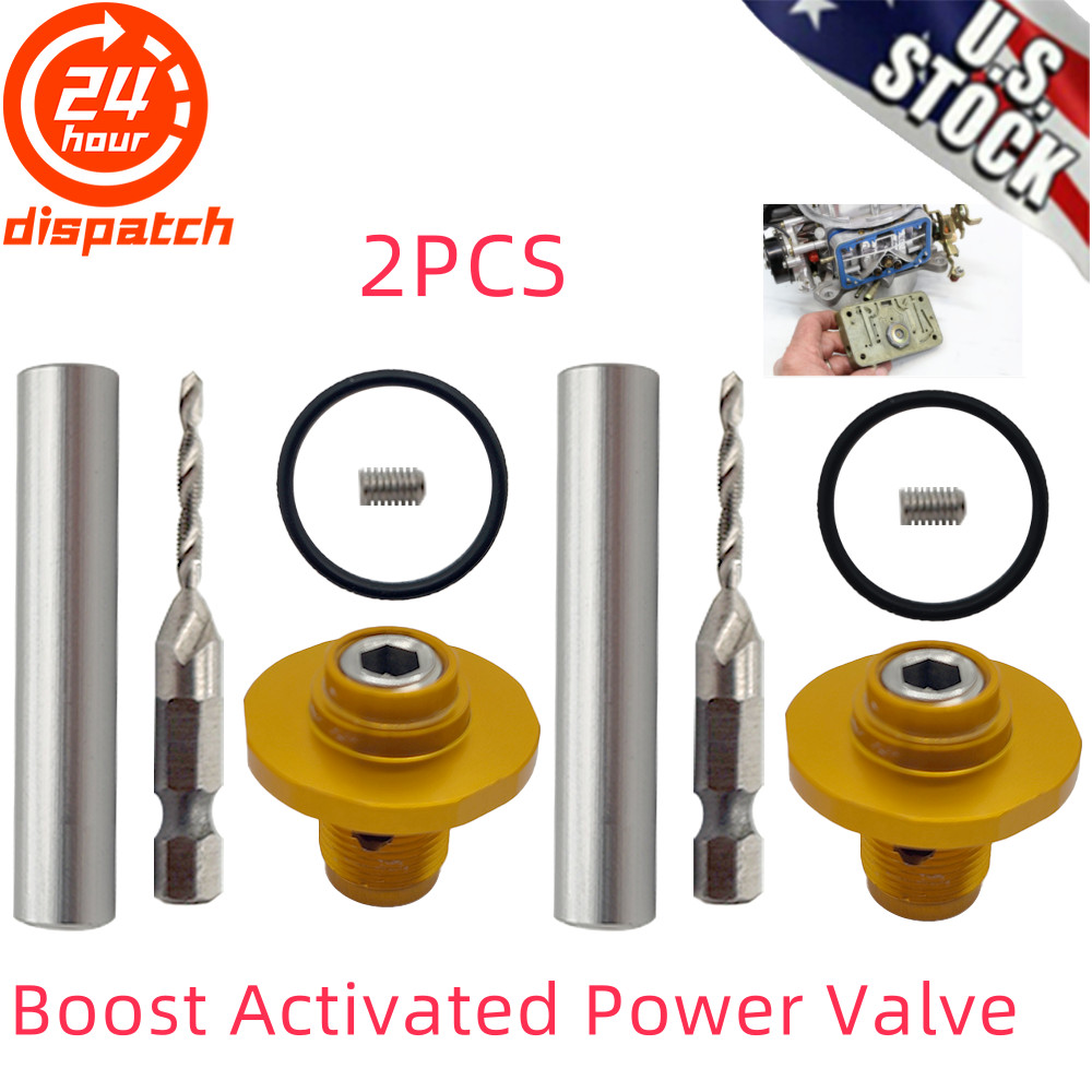 2PCS Boost Activated Power Valve Kit For Holley Based Carburetor BAPV BRPV 4150 2PCS Boost Activated Power Valve Kit For Holley Based Carburetor BAPV BRPV 4150