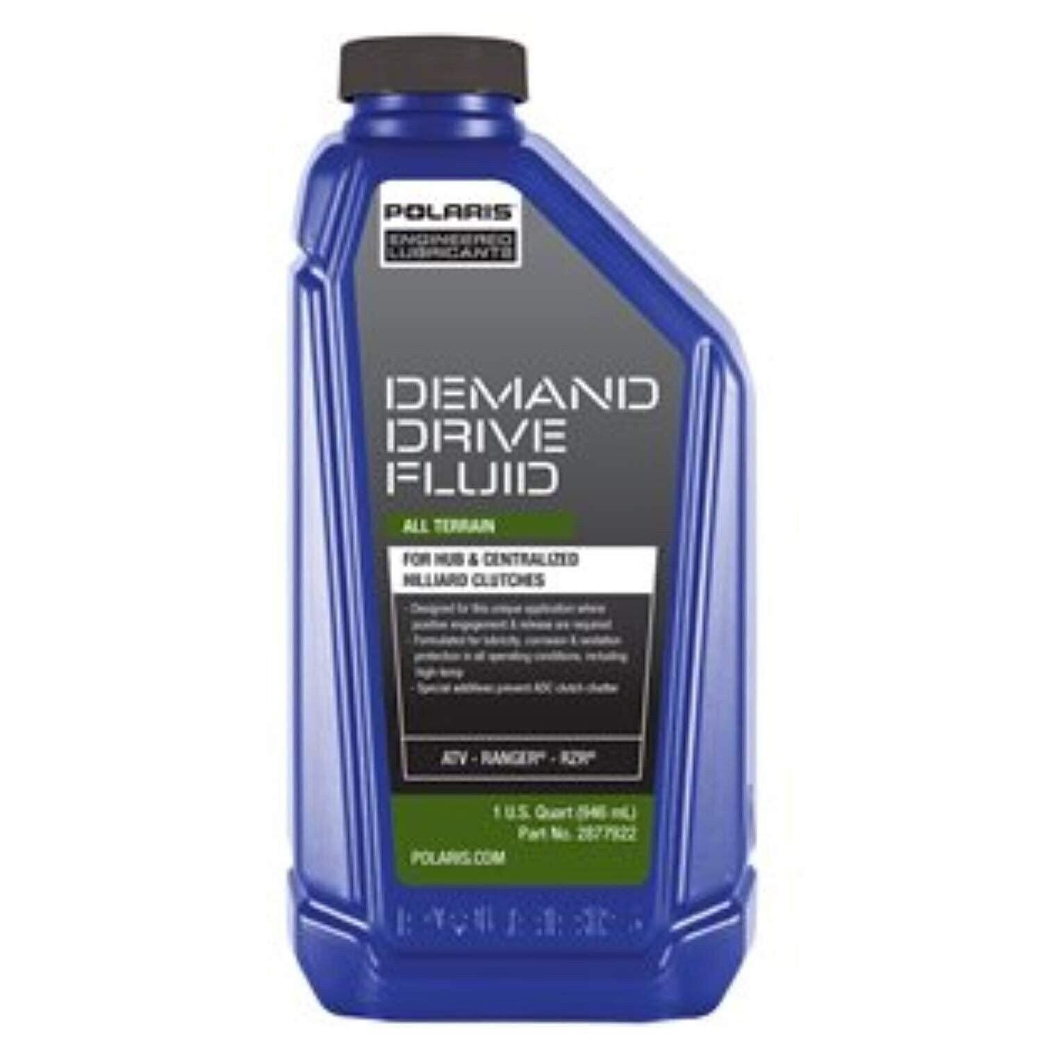 Polaris Off Road Demand Drive Front Gearcase and Centralized Clutch Drive Fluid, Polaris Off Road Demand Drive Front Gearcase and Centralized Clutch Drive Fluid,