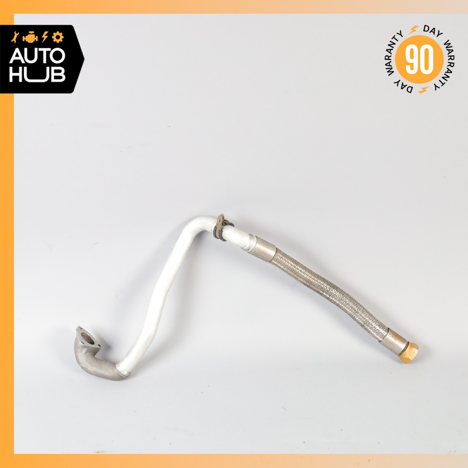02-07 Maserati Coupe 4200 GT Spyder M138 Engine Heat Exchanger Oil Feed Line OEM 02-07 Maserati Coupe 4200 GT Spyder M138 Engine Heat Exchanger Oil Feed Line OEM