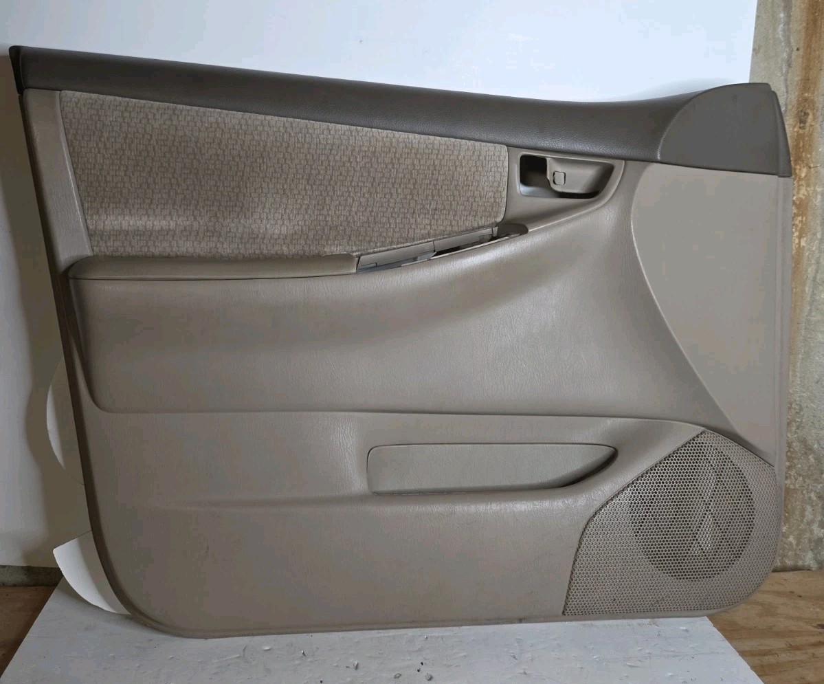 2003- 2008 Toyota Corolla Left Front Driver Door Panel BEIGE Door Power Windows 2003- 2008 Toyota Corolla Left Front Driver Door Panel BEIGE Door Power Windows