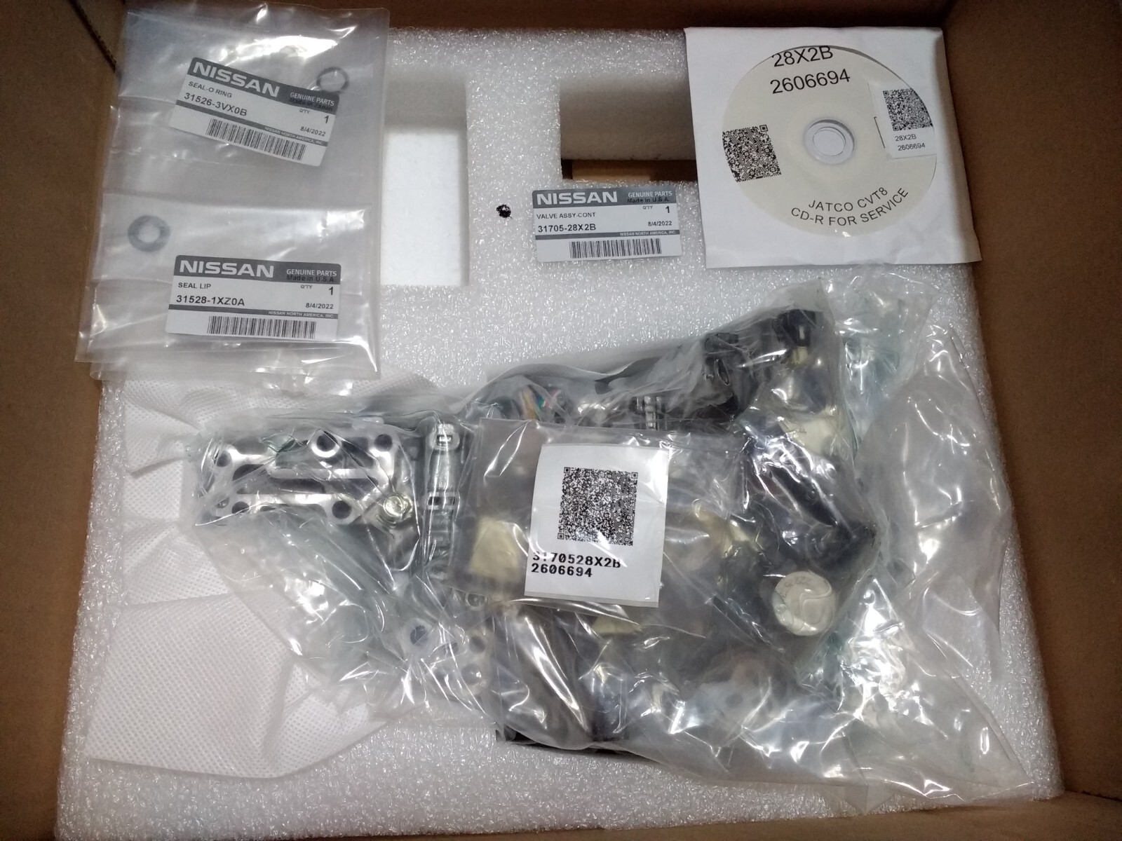 GENUINE 2013-2017 NISSAN ALTIMA 2.5L CVT Transmission Control Valve Body KIT