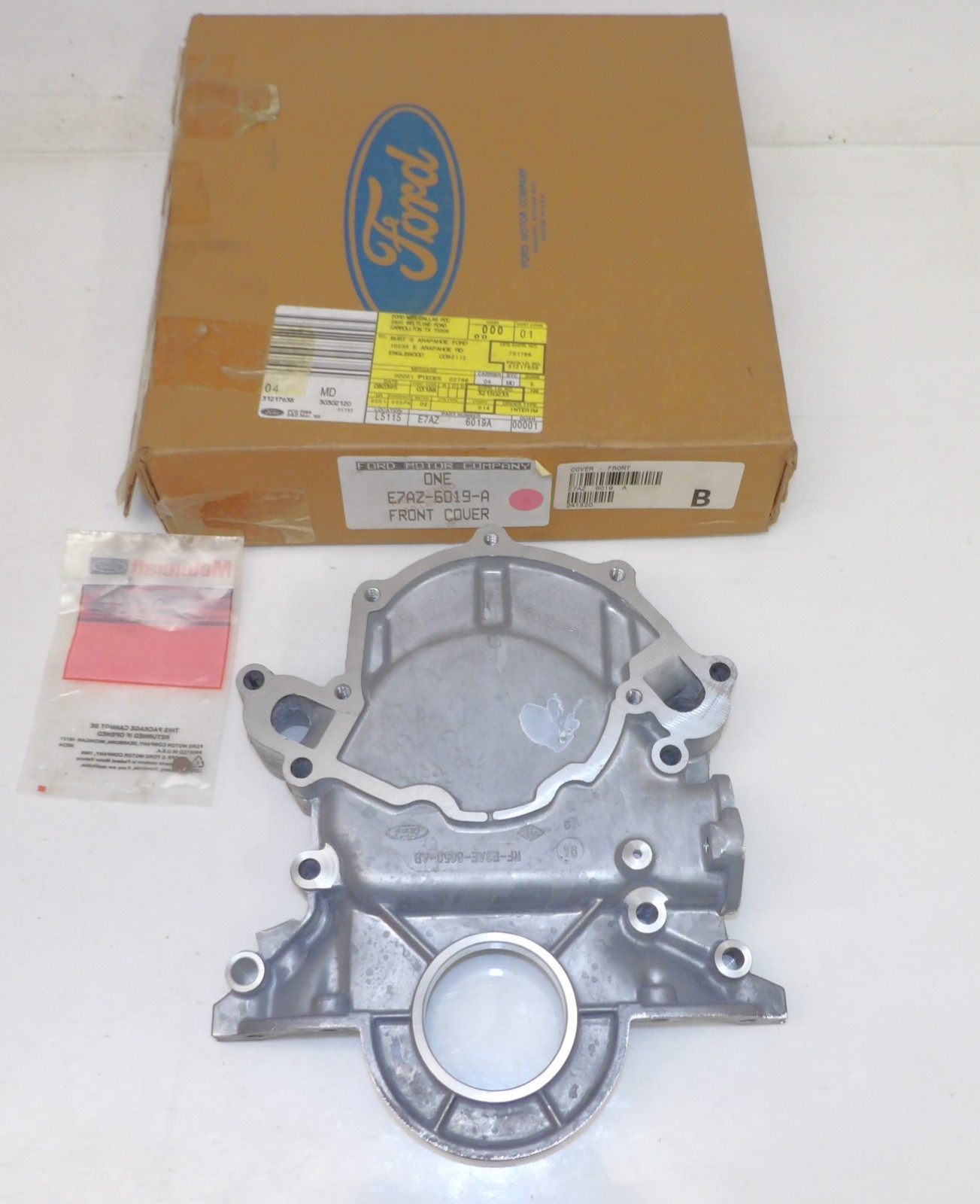 1968-1987 Ford Mercury Lincoln NOS 255 4.2L 302 5.0L 351W 5.8L CYL TIMING COVER 1968-1987 Ford Mercury Lincoln NOS 255 4.2L 302 5.0L 351W 5.8L CYL TIMING COVER
