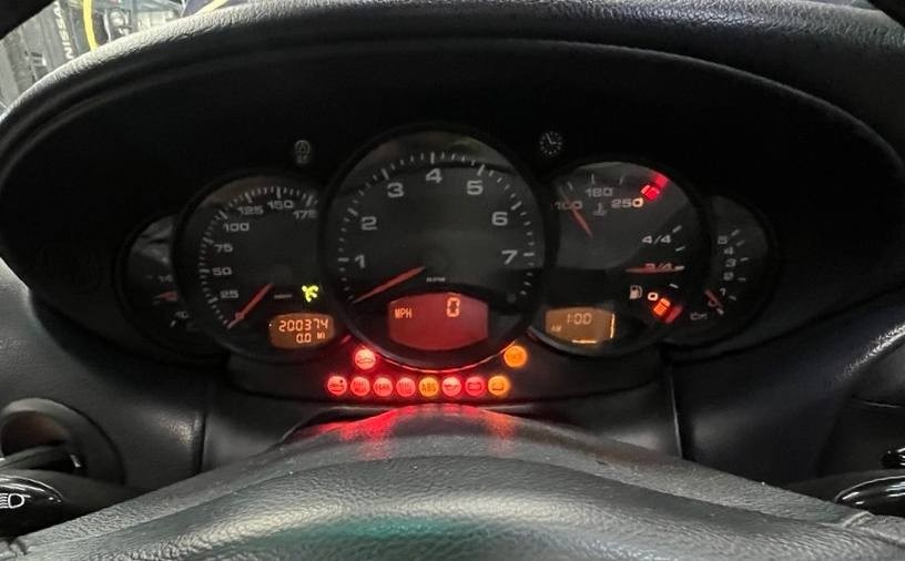 2000-2001 PORSCHE 911 996 M/T INSTRUMENT CLUSTER GAUGE SPEEDOMETER 99664110302