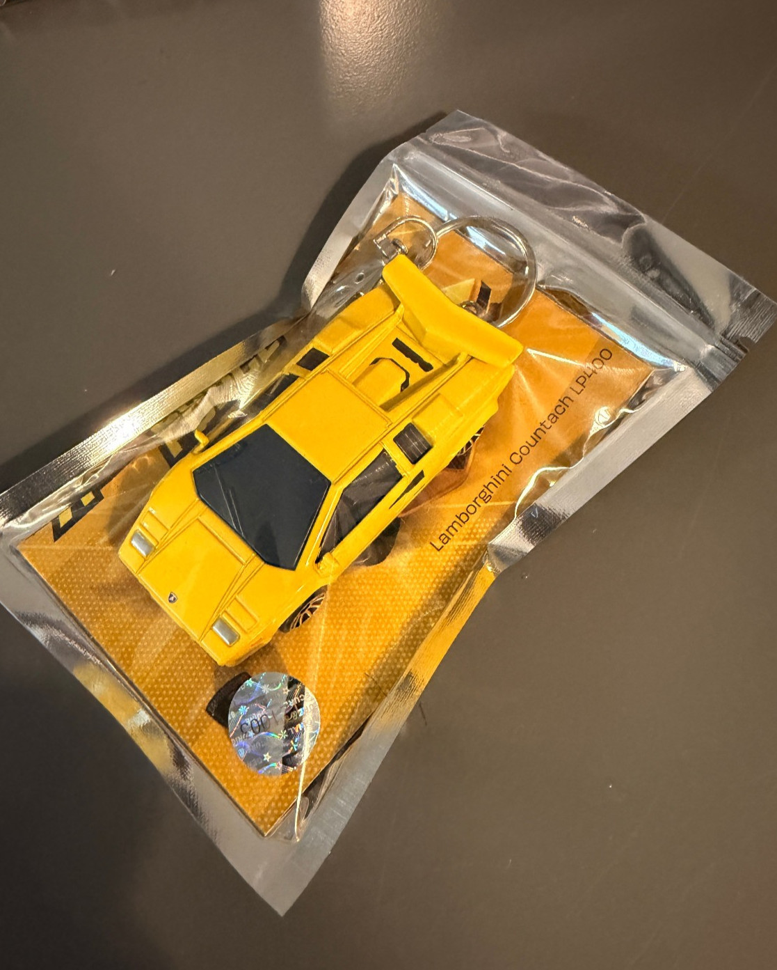 Fits Lamborghini Countach Keychain yellow Hot Wheels Matchbox Fits Lamborghini Countach Keychain yellow Hot Wheels Matchbox
