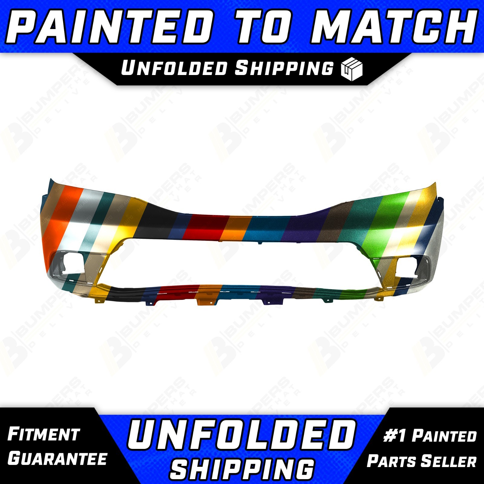 NEW Painted To Match - Front Bumper Replacement for 2012-2015 Honda Pilot 12-15