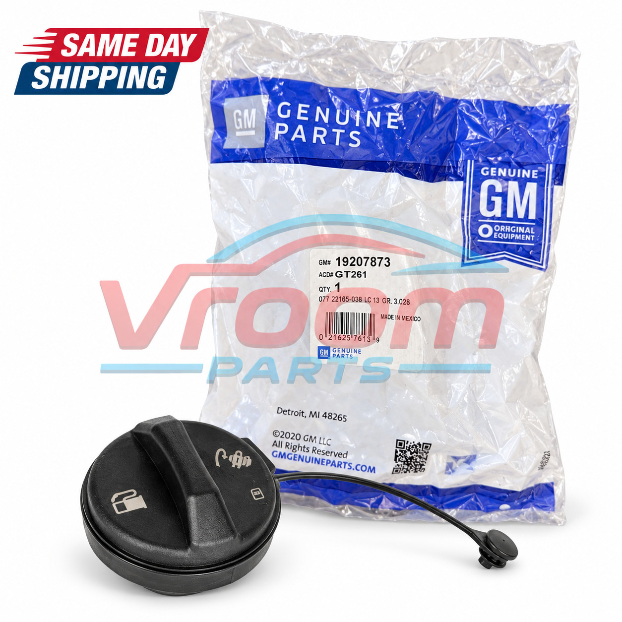 OEM GM CHEVY 19207873 ACDELCO GT-261 FUEL GAS TANK FILLER CAP WITH TETHER NEW OEM GM CHEVY 19207873 ACDELCO GT-261 FUEL GAS TANK FILLER CAP WITH TETHER NEW