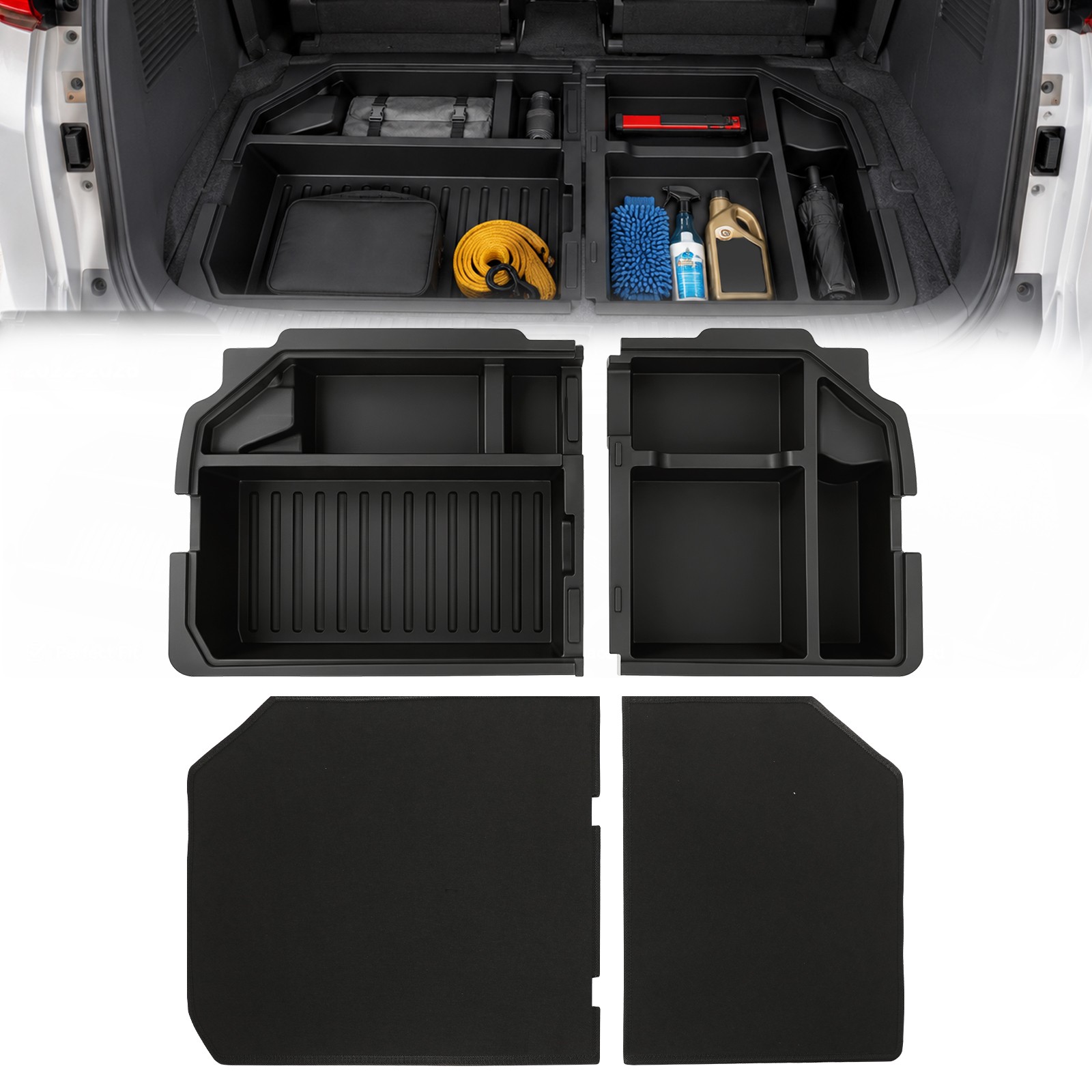 For Toyota Sienna Trunk storage box for 2022-2026