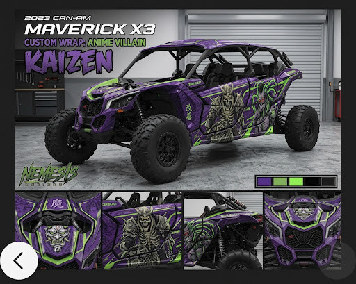 2017 2026  Can Am X3 Maverick MAC 4 Design Graphic Kit Wraps Decals Off Road 4x4