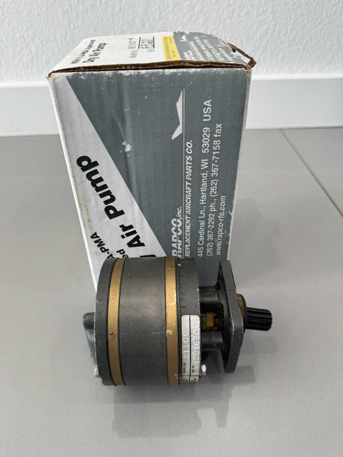 Rapco Dry Air Pump P/N RAP211CC Rapco Dry Air Pump P/N RAP211CC