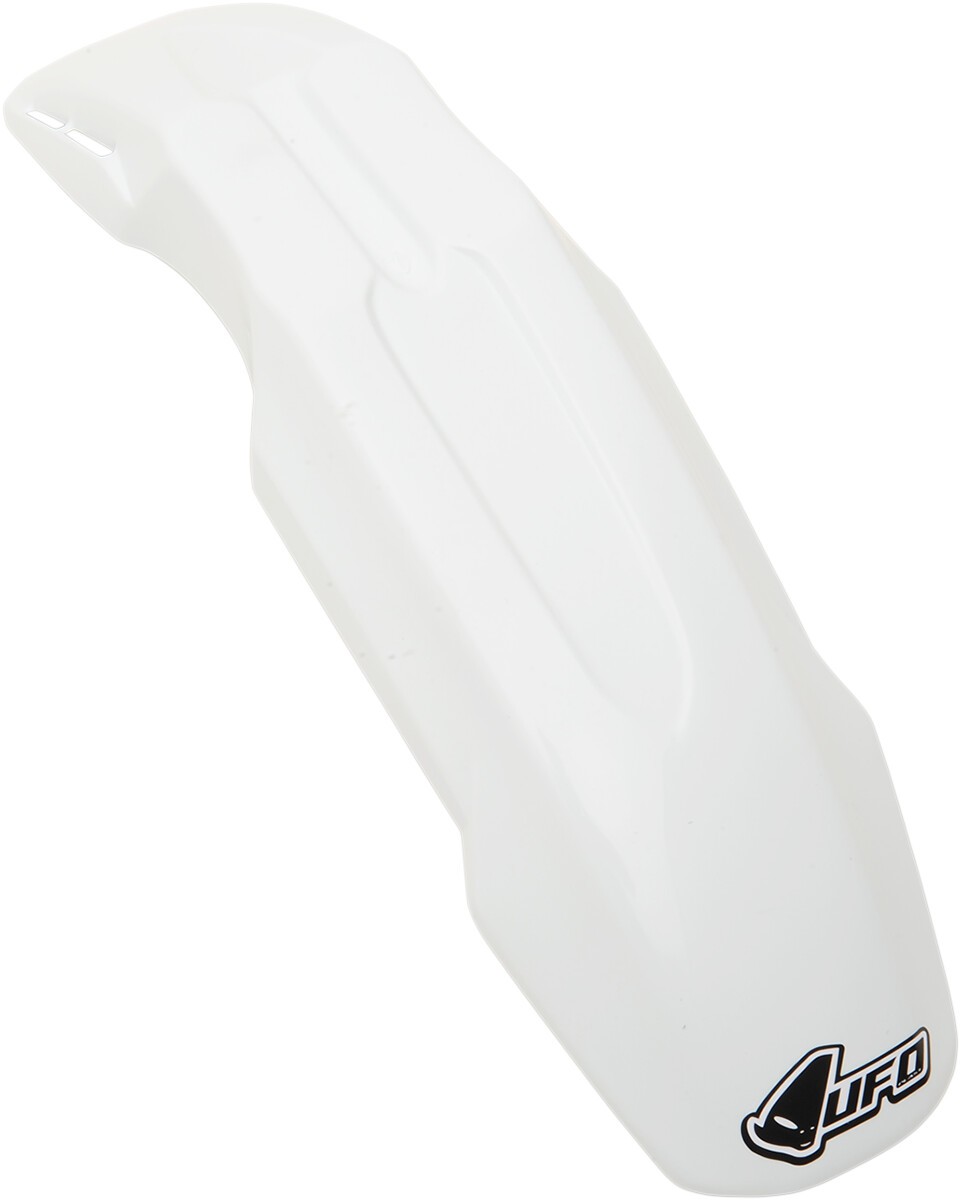 UFO Plastics Universal Supermoto Front Fender White PA01029-041