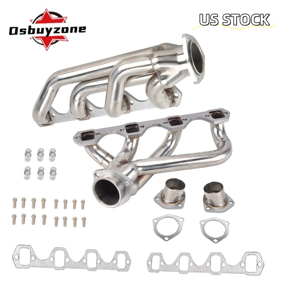 for 1964-1977 Ford 260 289 302 Mustang 302CU 5.0 Stainless Steel Shorty Headers