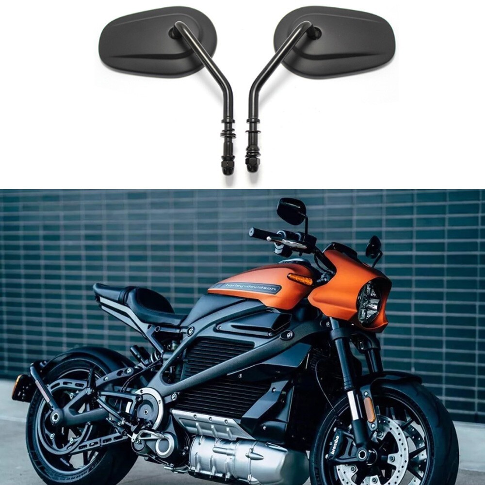 Motorcycle Rearview Side Mirrors For Harley Davidson Street Glide FLHX Touring A