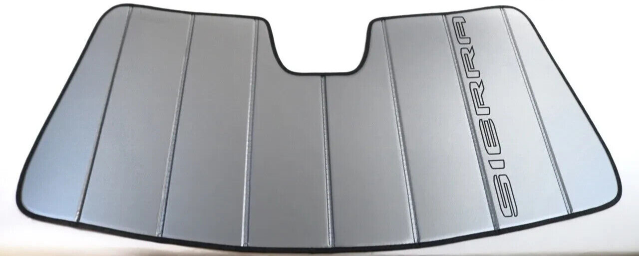 2019-2027 GMC Sierra Windshield Sunshade 84641432 With Sierra Script OEM GM 2019-2027 GMC Sierra Windshield Sunshade 84641432 With Sierra Script OEM GM