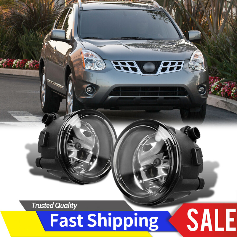 For Nissan Rogue S SV SL 2011-2013 New Pair Of Fog Lights Lamps Front Bumper For Nissan Rogue S SV SL 2011-2013 New Pair Of Fog Lights Lamps Front Bumper