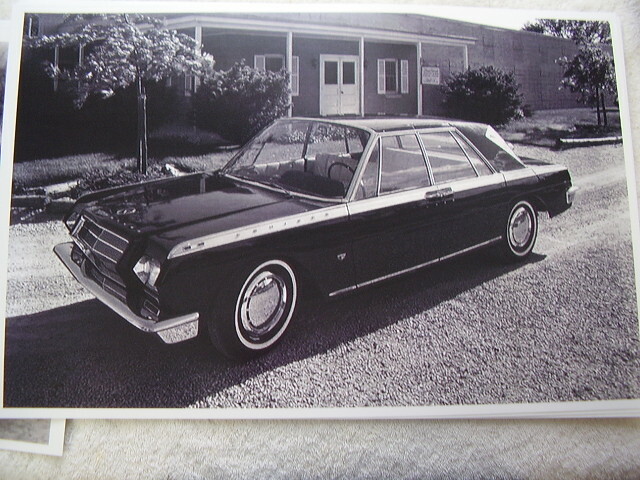  STUDEBAKER BROOKS  STEVENS   PROTOTYPE  11 X 17  PHOTO   PICTURE