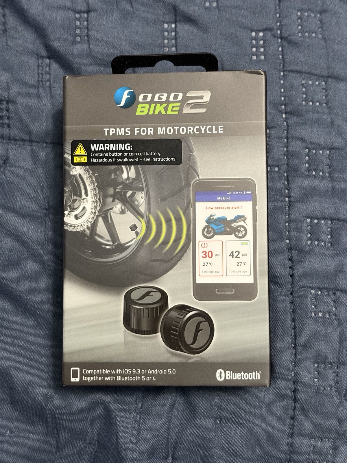 FOBO Bike 2 TPMS Tire Pressure Sensor Monitoring System FOBO Bike 2 TPMS Tire Pressure Sensor Monitoring System