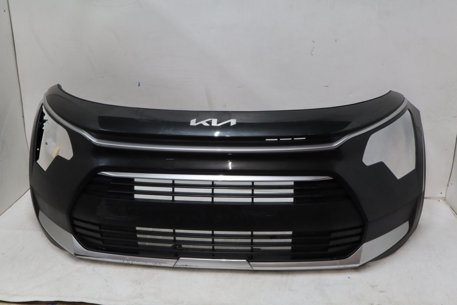 2023-2025 KIA NIRO Front Bumper Dark Gray W/Grill Scratches Adaptive Cruz