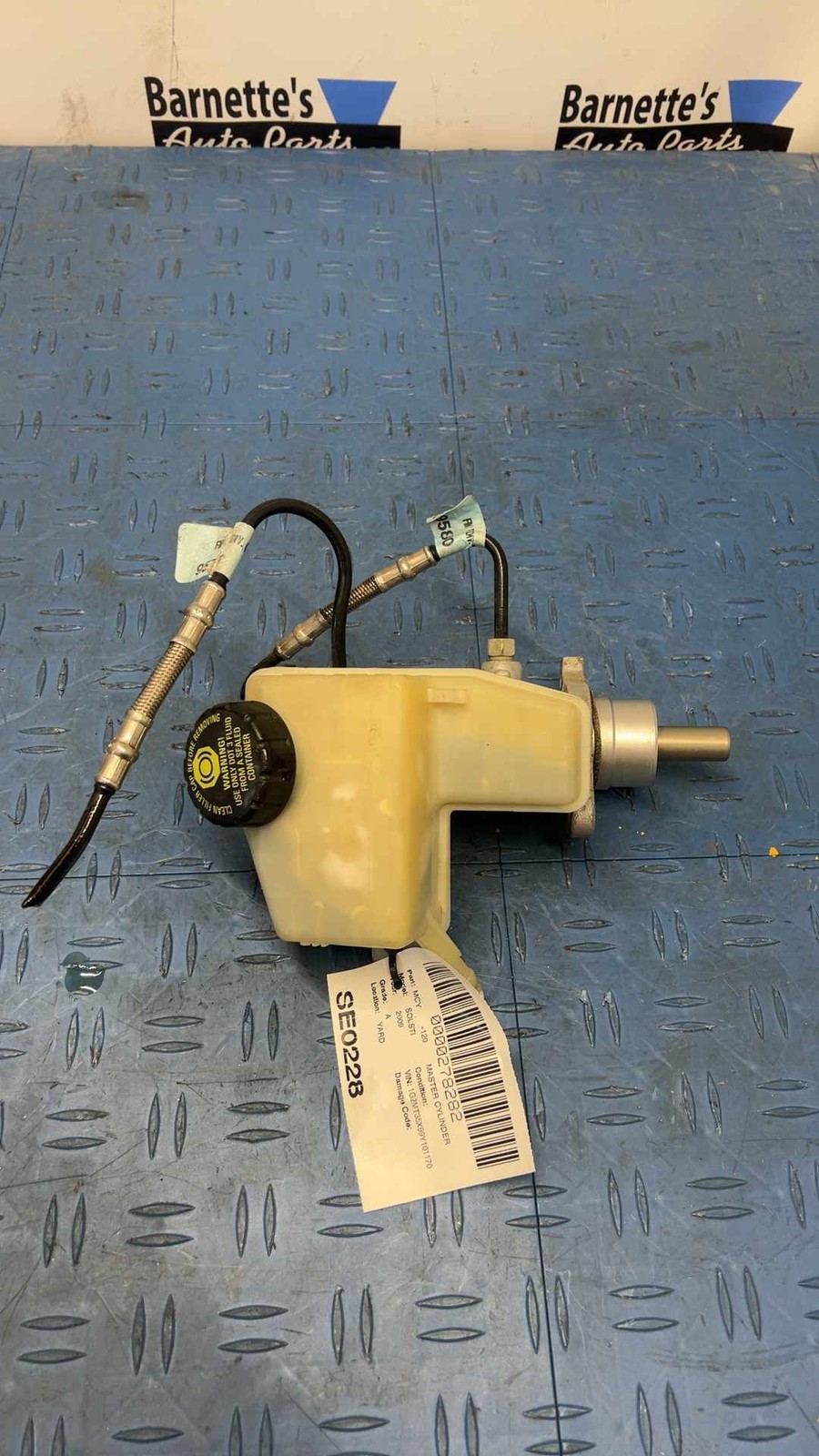 06-10 Pontiac Solstice Brake Master Cylinder OEM P/N 1267130