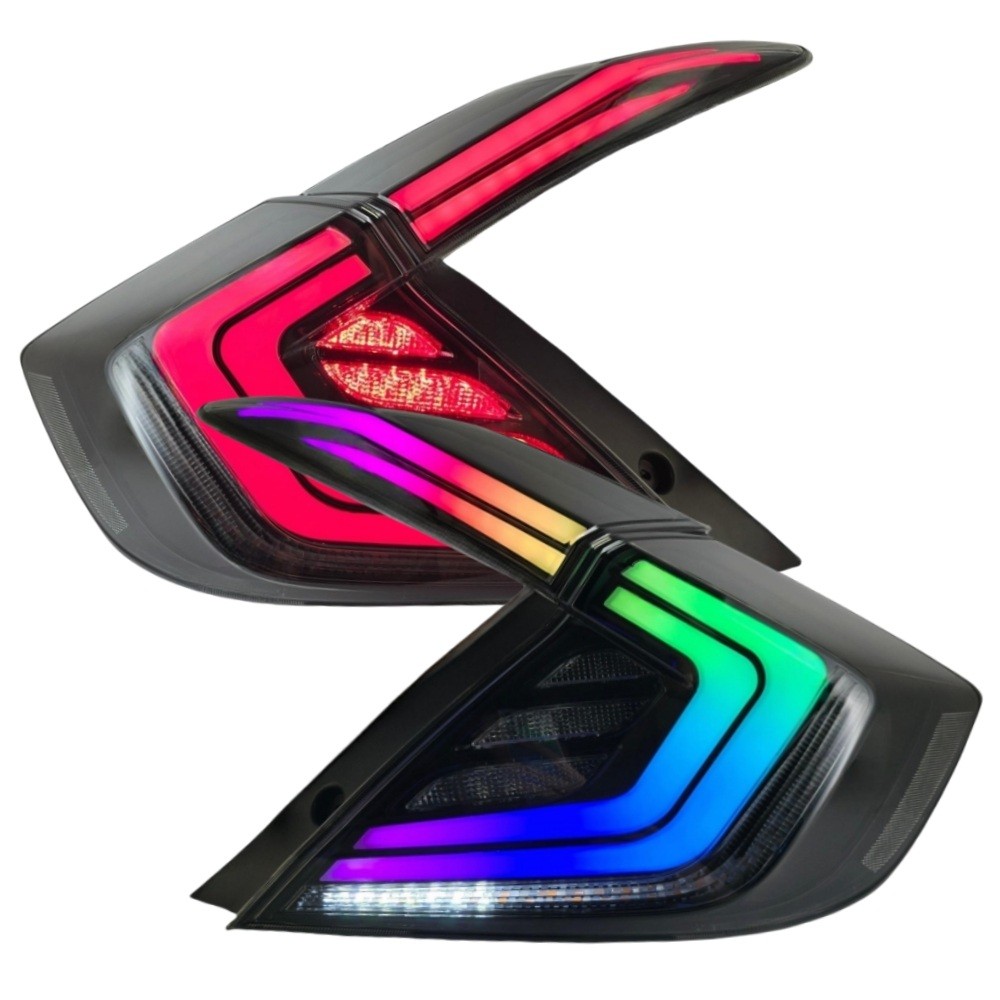 Upgrade RGB LED Tail Light w/ Dynamic For Honda Civic Sedan EX/EXL/EXT 2016-2021