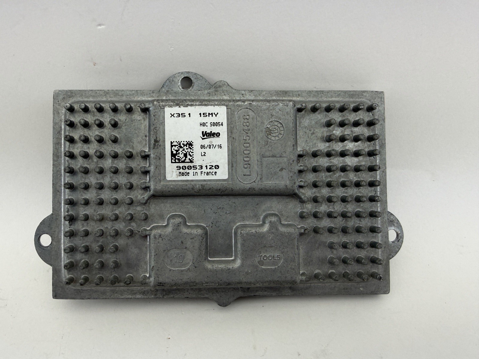 16-19 Jaguar XJ LED Headlight Ballast Control Module 90053120 OEM 18 17 Lamp