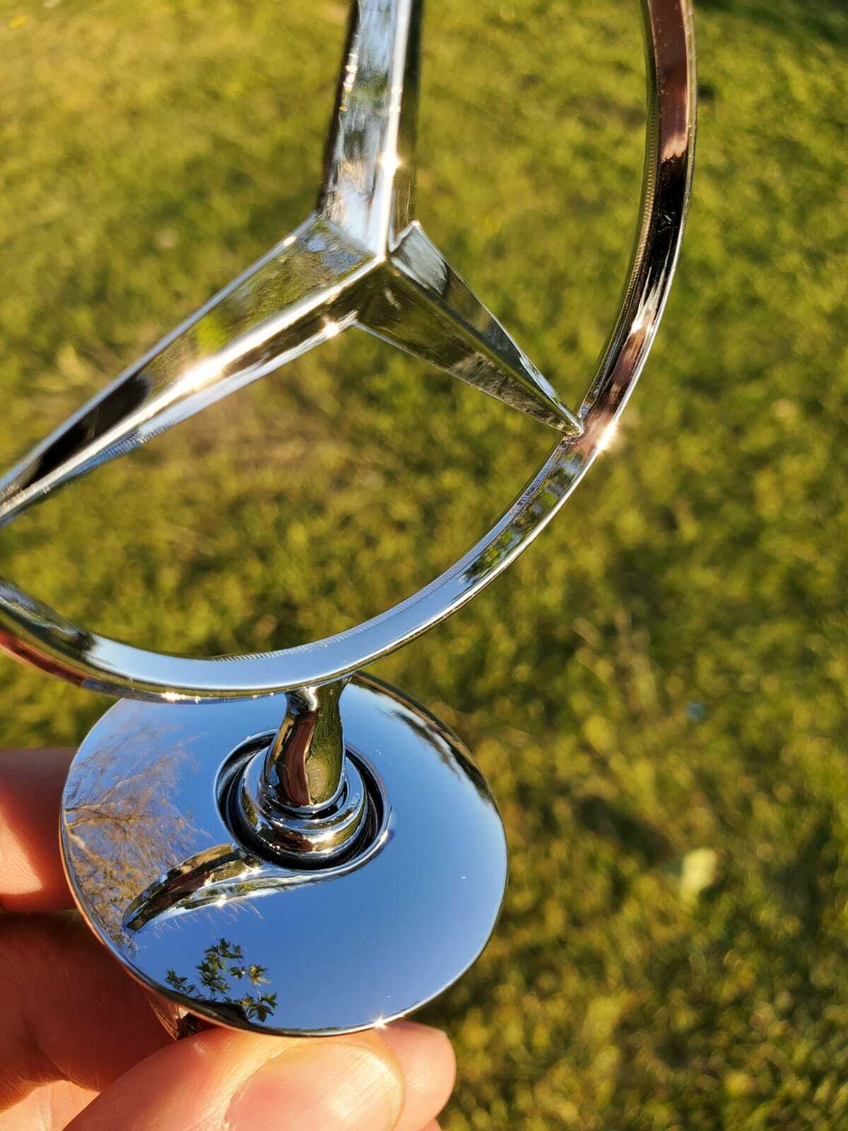 Mercedes Benz Purely Silver Color Hood Ornament Star AMG,C,E,S. Special Edition 