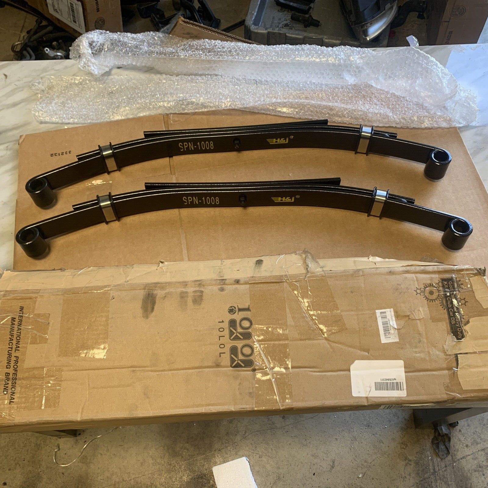 New 10L0L Heavy Duty Rear 3-Leaf Spring Kit For Club Car DS 81-Up New 10L0L Heavy Duty Rear 3-Leaf Spring Kit For Club Car DS 81-Up