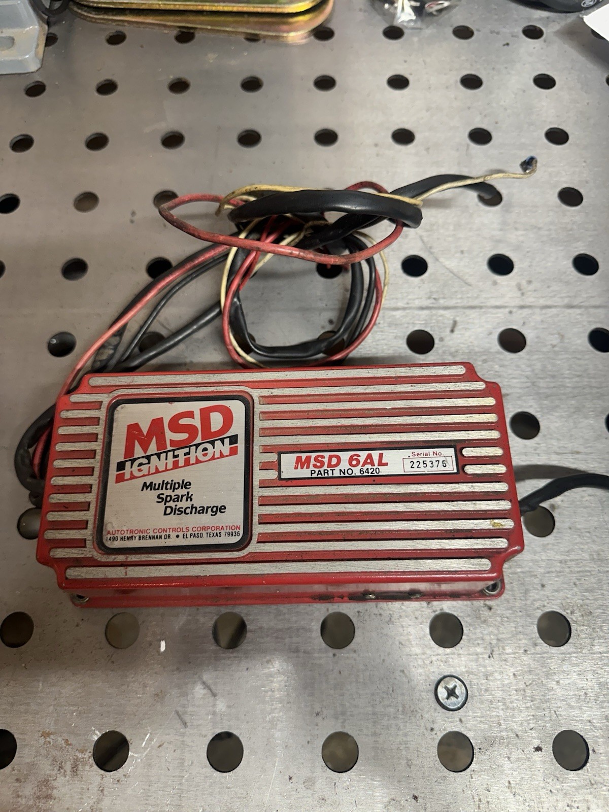 MSD 6AL Ignition Control Module 6420 Multiple Spark Discharge