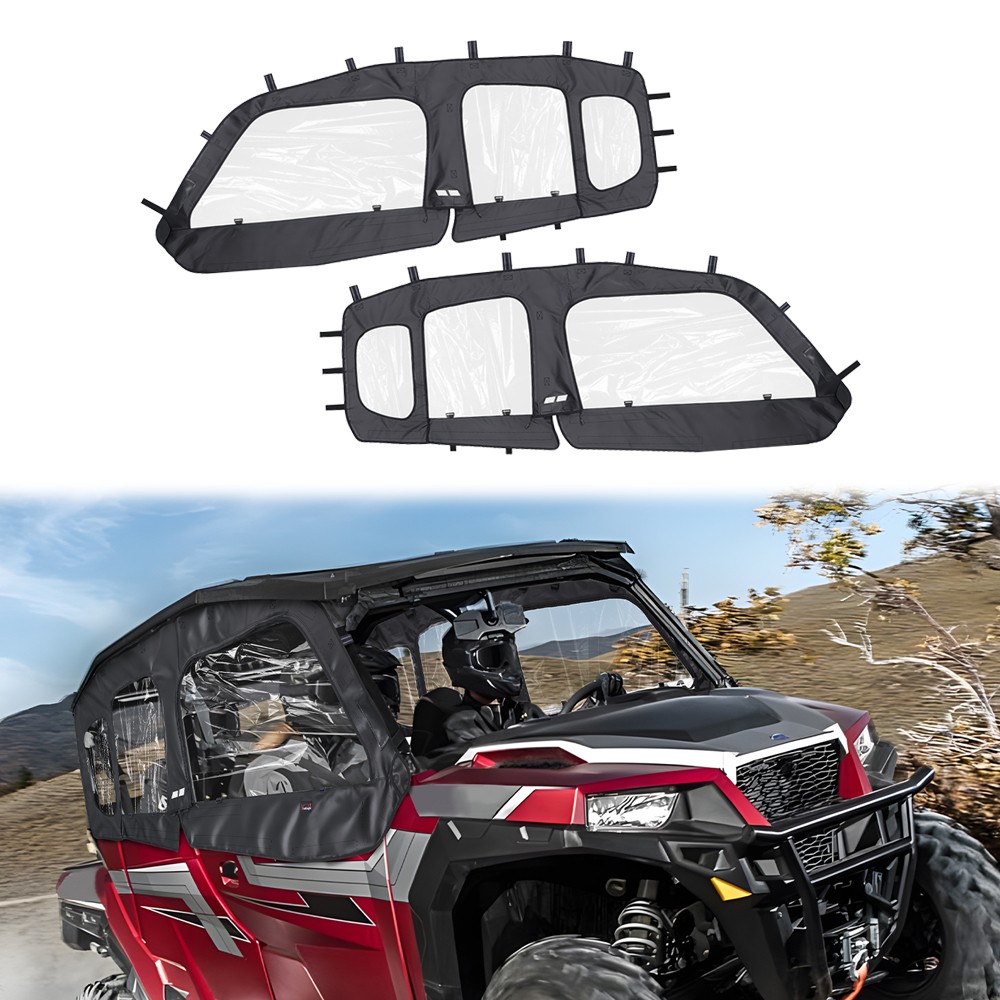 Cab Enclosure Soft Upper Door for Polaris General 4 1000/ XP 4 1000 2018-2026