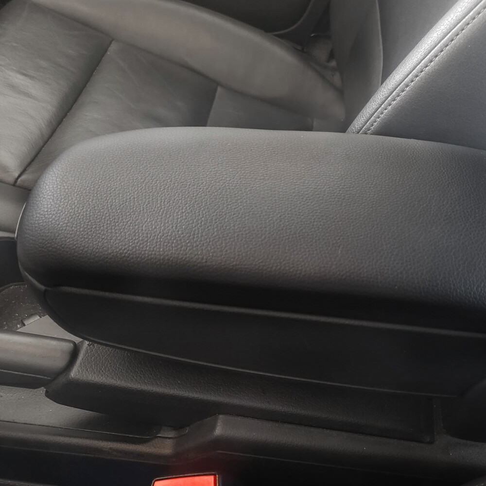 For 2004-2008 Audi A4 Armrest Center Box Console Lid Cover Black Leather Replace