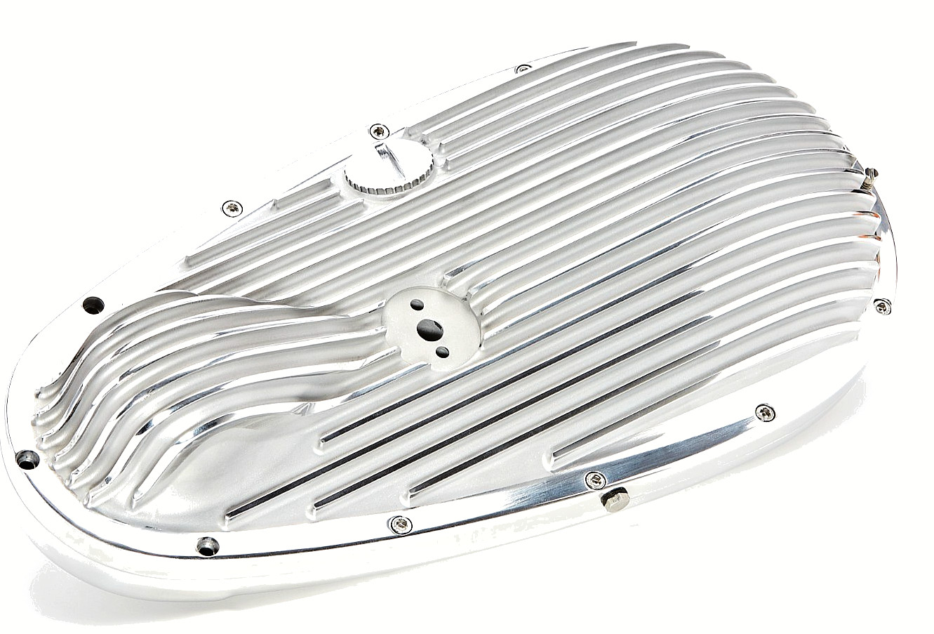 Beautiful New Triumph Pre-Unit Finned Primary Cover Set Beautiful New Triumph Pre-Unit Finned Primary Cover Set
