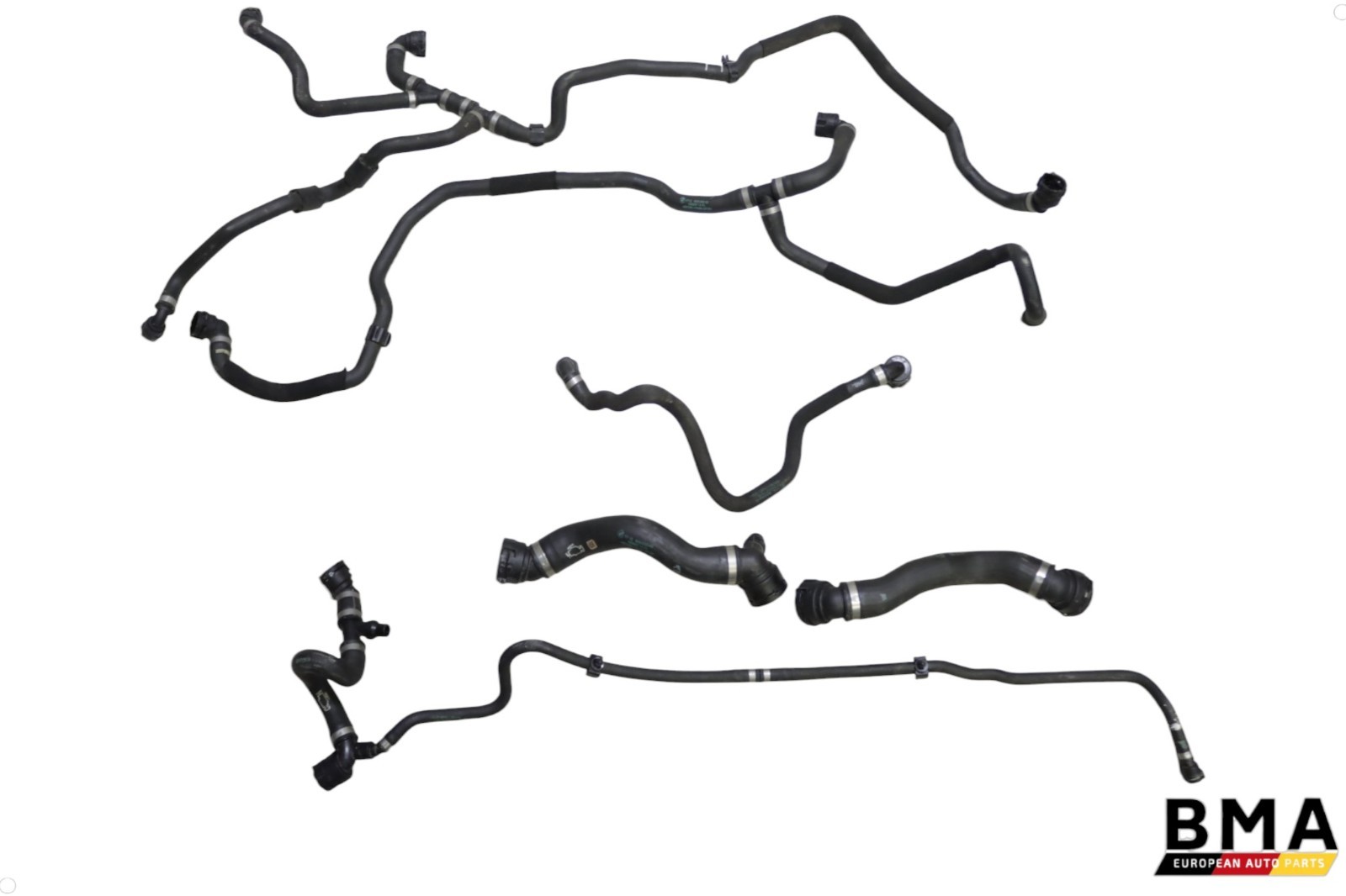 BMW X3M X4M F97 F98 Radiator Coolant Hose Pipe Line Set of 6 2020 - 2024 OEM BMW X3M X4M F97 F98 Radiator Coolant Hose Pipe Line Set of 6 2020 - 2024 OEM