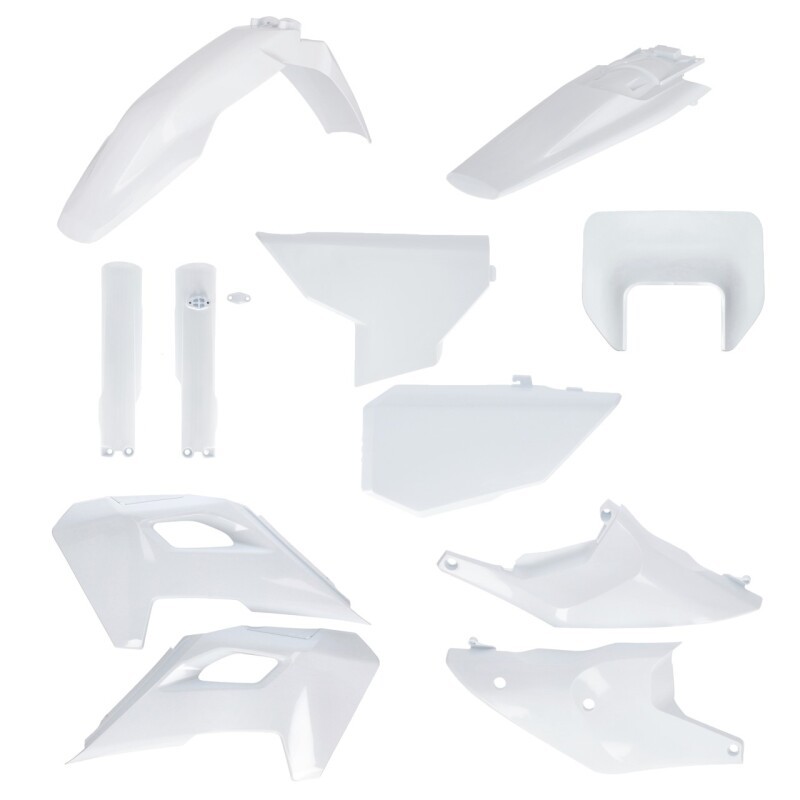 Acerbis 2986650002 Full Plastic Kit - White