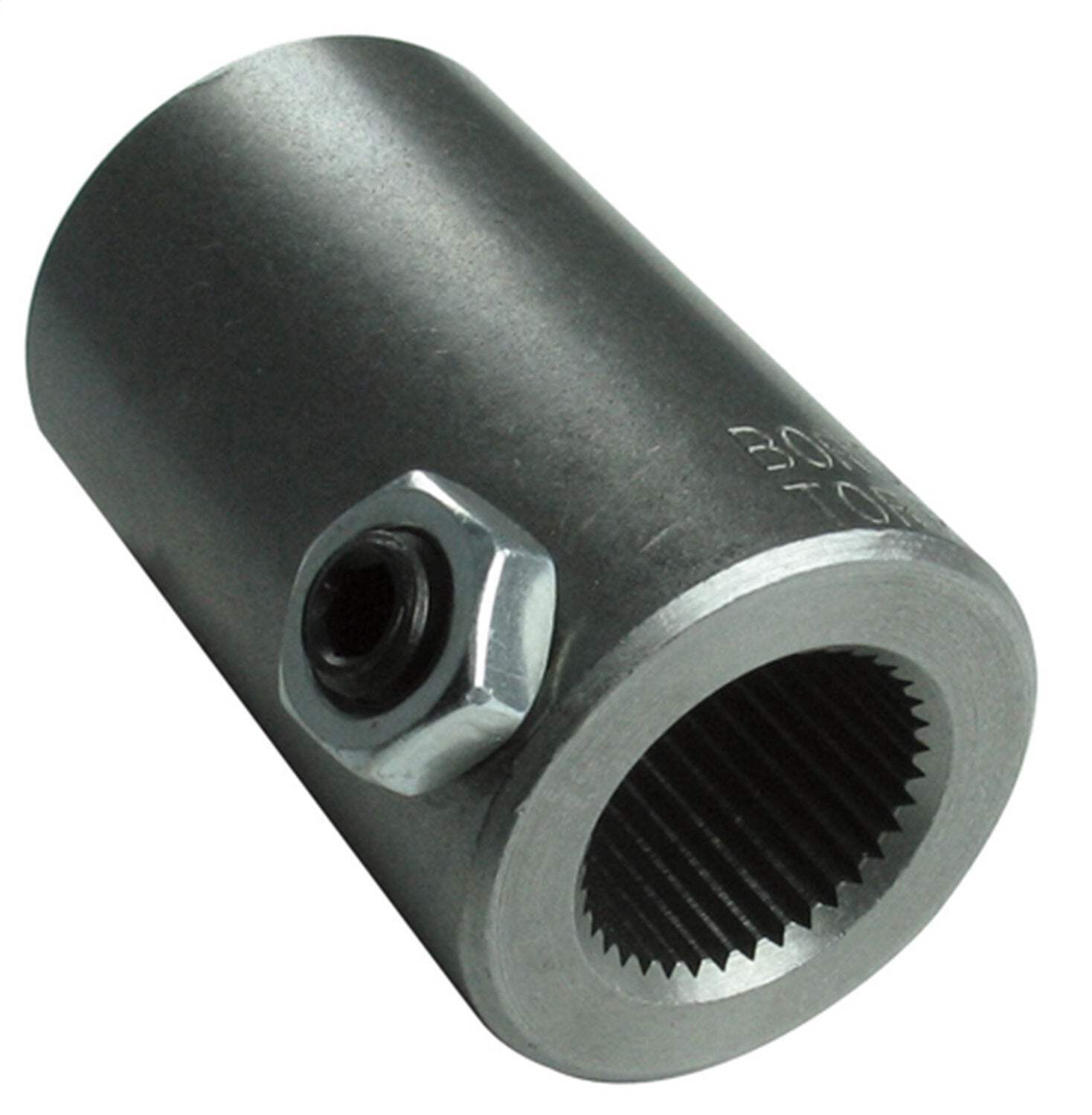 Borgeson 312500 Steel Steering Coupler 11/16In-36 Spl X 3/4In Smooth Bore