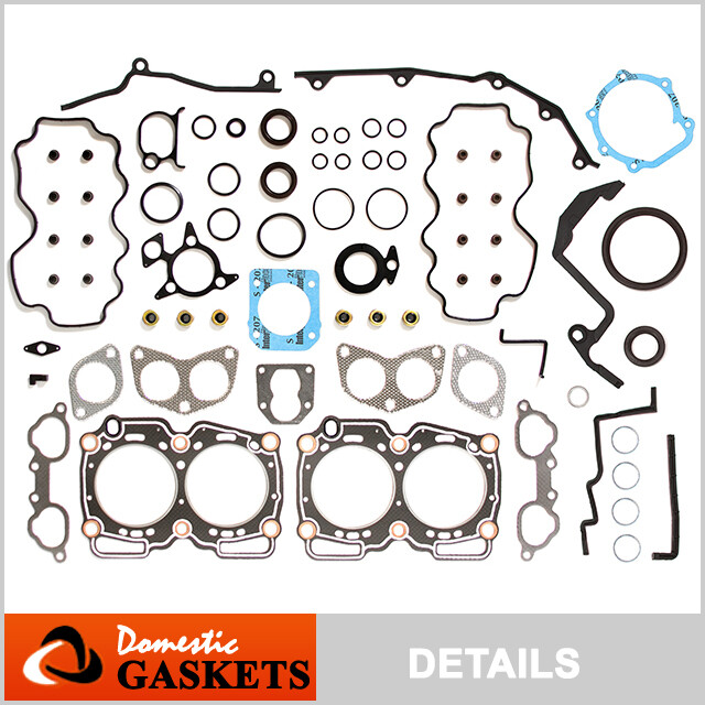 Fits 90-98 Subaru Legacy Impreza 2.2L SOHC Graphite Full Gasket Set EJ22E
