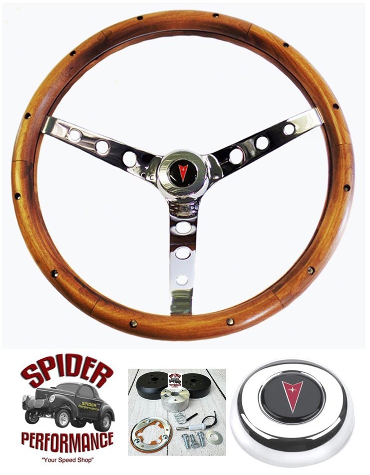 1964-1966 Pontiac GTO wood steering wheel 15