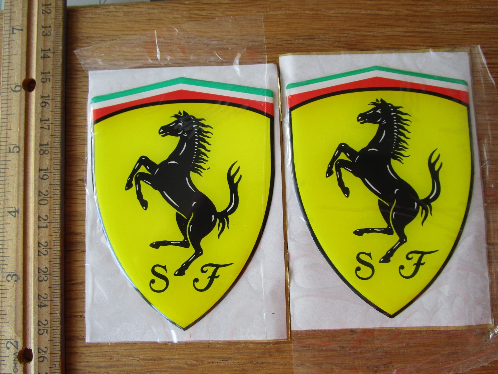2 Ferrari OEM Fender Badge Emblem 4 2 Ferrari OEM Fender Badge Emblem 4