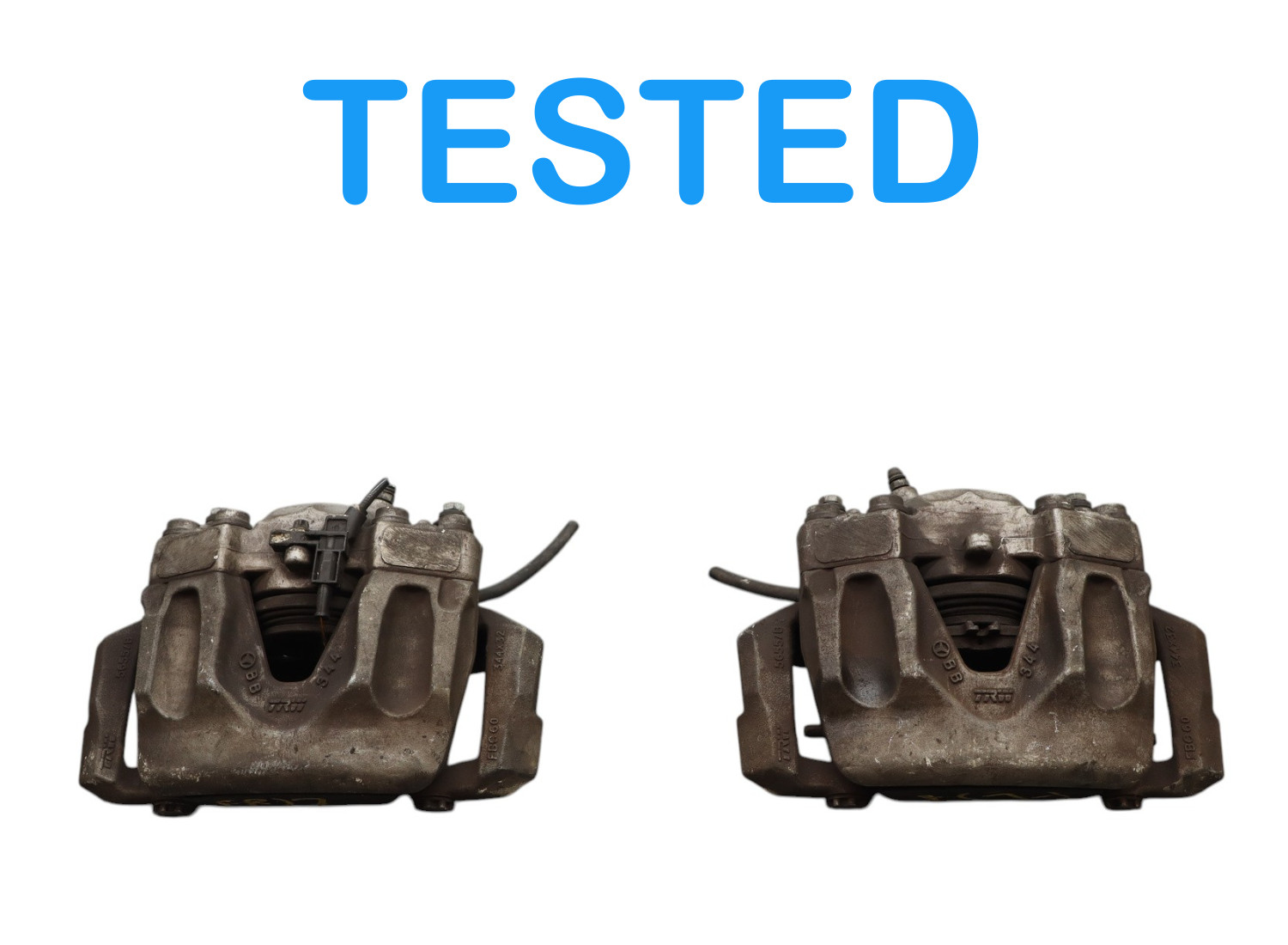 12-20 Mercedes SLK350 R172 Front Right & Left Brake Caliper Calipers Set Oem