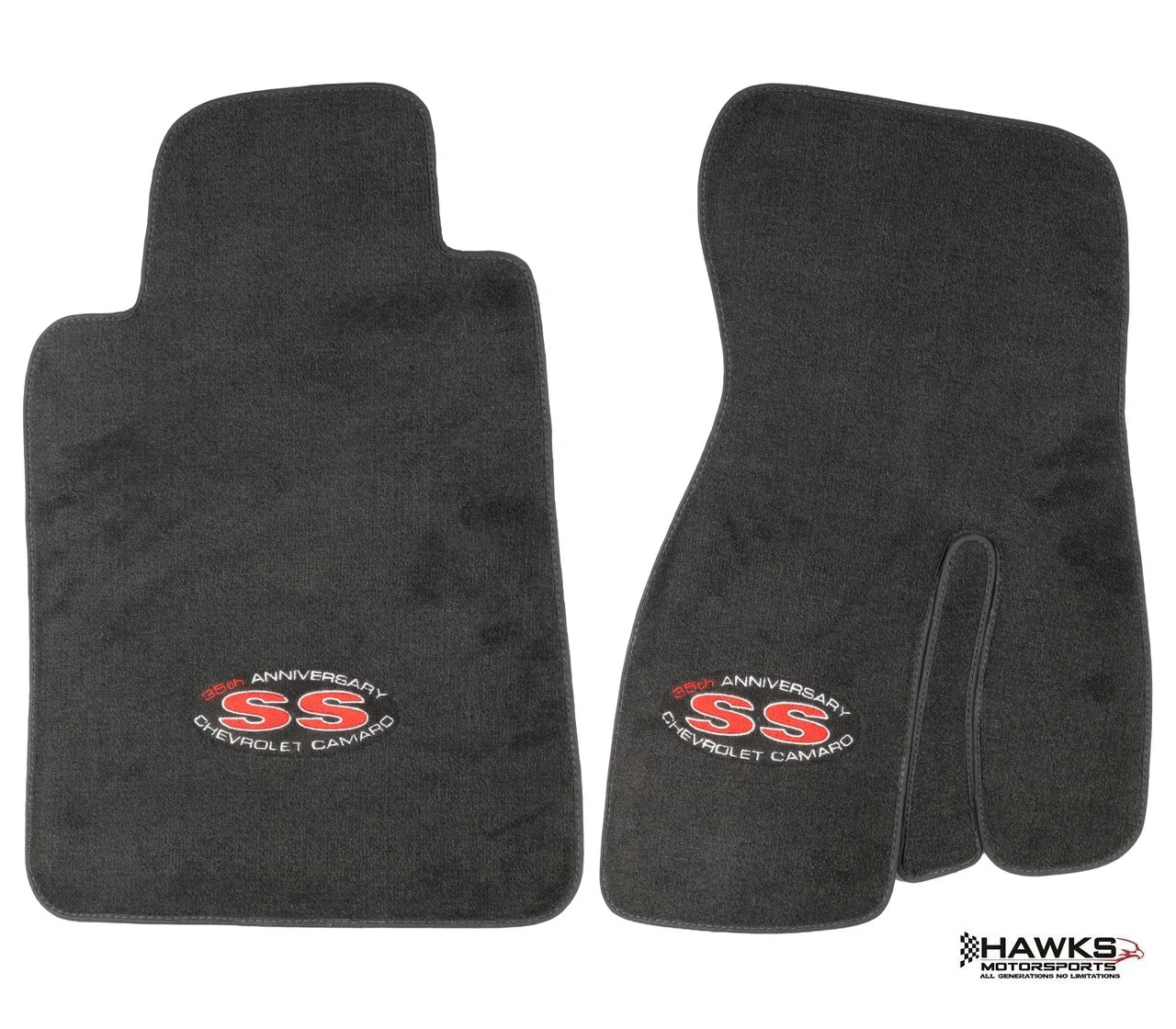 2002 Chevrolet Camaro SS 35th Anniversary Edition Ebony Front Carpet Floor Mats