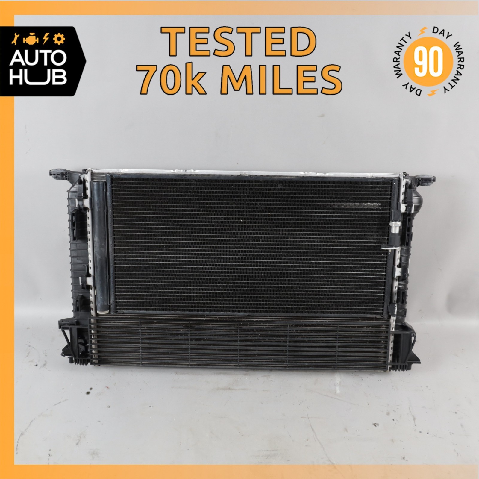 15-25 Porsche Macan 95B Engine Cooling Radiator A/C Condenser Cooler OEM 15-25 Porsche Macan 95B Engine Cooling Radiator A/C Condenser Cooler OEM
