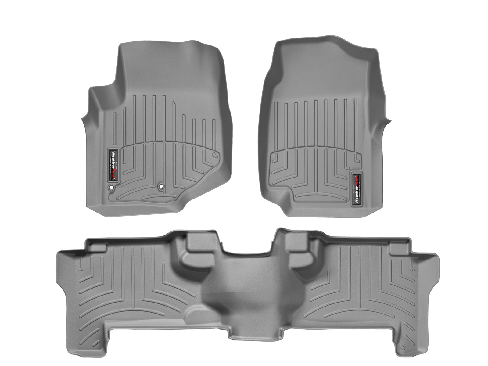 WeatherTech FloorLiner for 2005-2009 SAAB 9-7X - 1st & 2nd Row, Grey