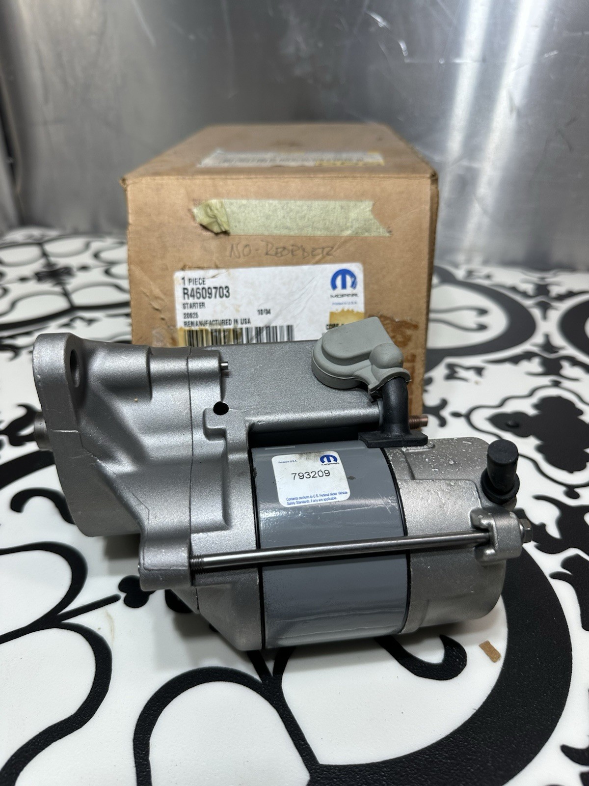 OEM MOPAR Electrical Engine Starter R4609703 OEM Factory Remanufactured in USA OEM MOPAR Electrical Engine Starter R4609703 OEM Factory Remanufactured in USA