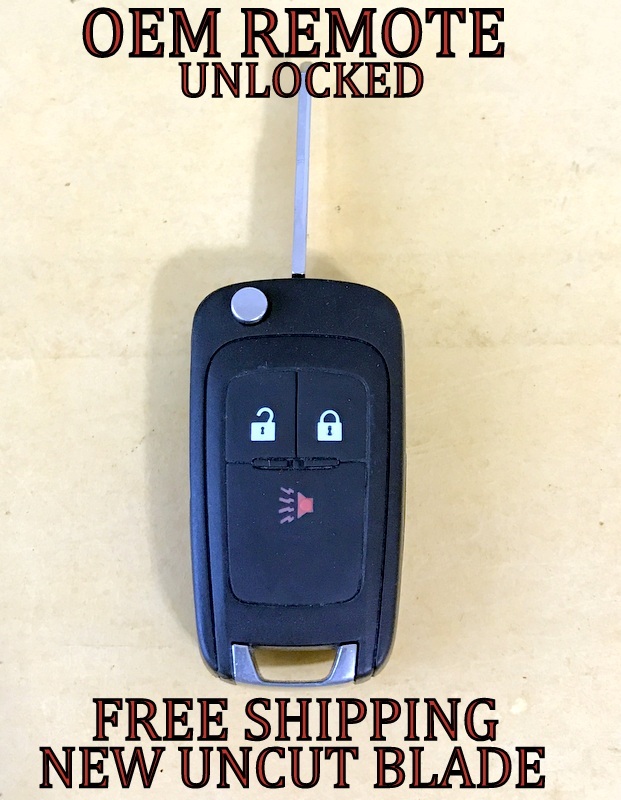 100% OEM 13 14 15 GM CHEVY SPARK FLIP KEY KEYLESS ENTRY REMOTE FOB 95989830